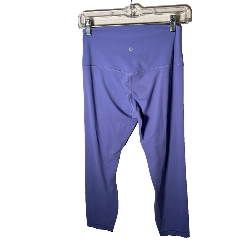 Lululemon Align Leggings Women's 8 High Rise Crop Purple 23" INseam - Picture 2 of 10